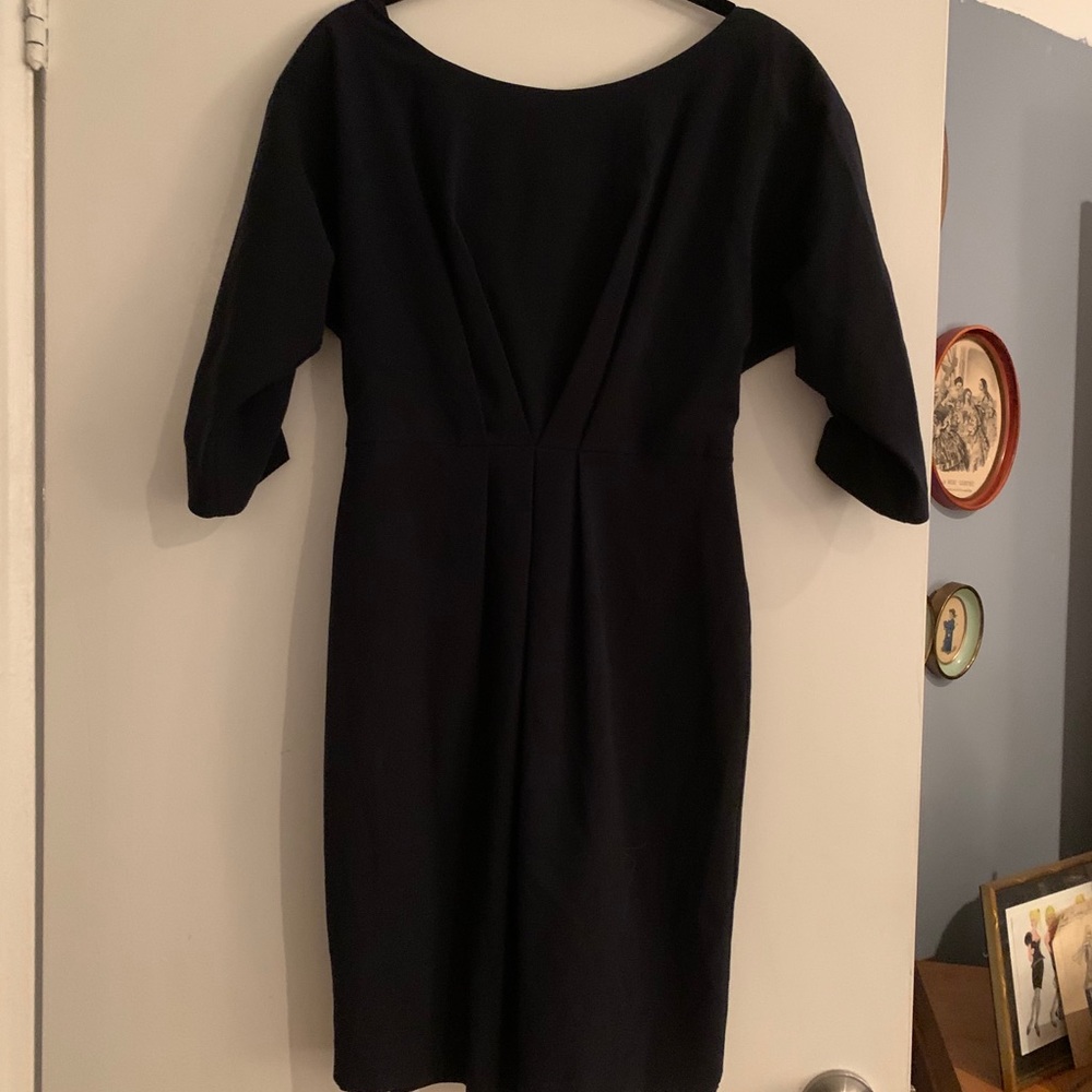 Black Halo Solid Sheath Dress